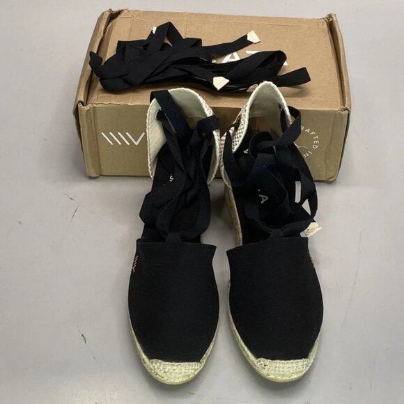 NEW VISCATA Barcelona Escala Canvas Espadrille Wedge Sandals – Women’s Size 9 – - Picture 8 of 13